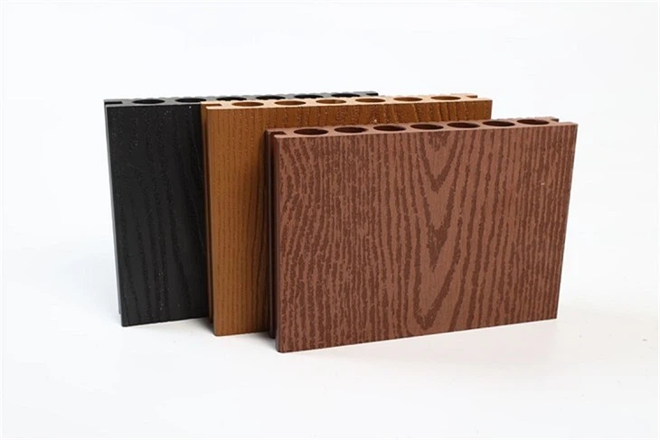 wood grain wpc decking